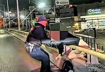 Evitó policía tragedia en puente de la Tecnológico: captaron momento